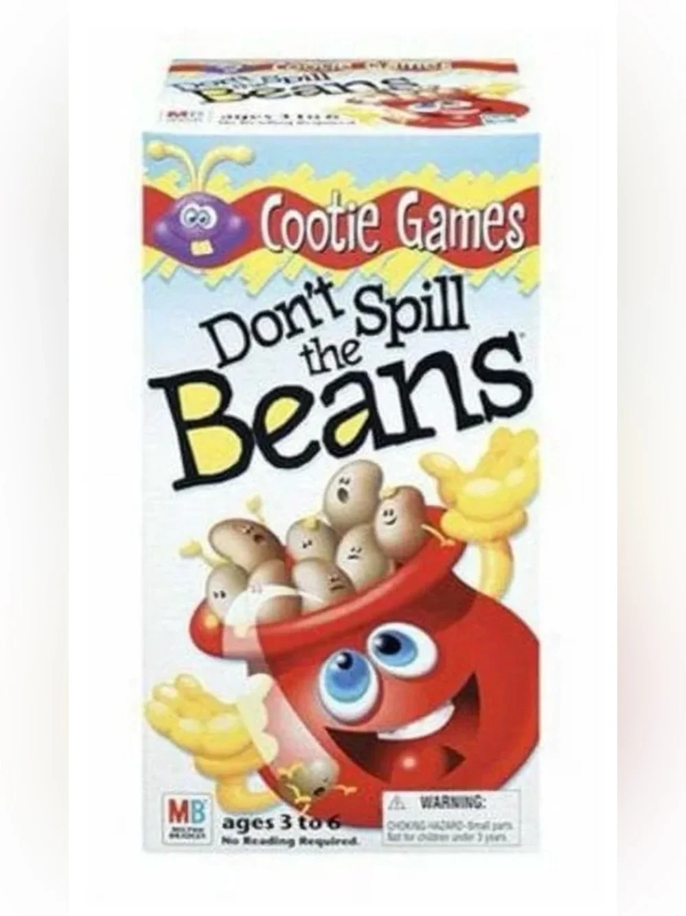 Cootie Games vintage 1999 Don’t spill the beans complete game set